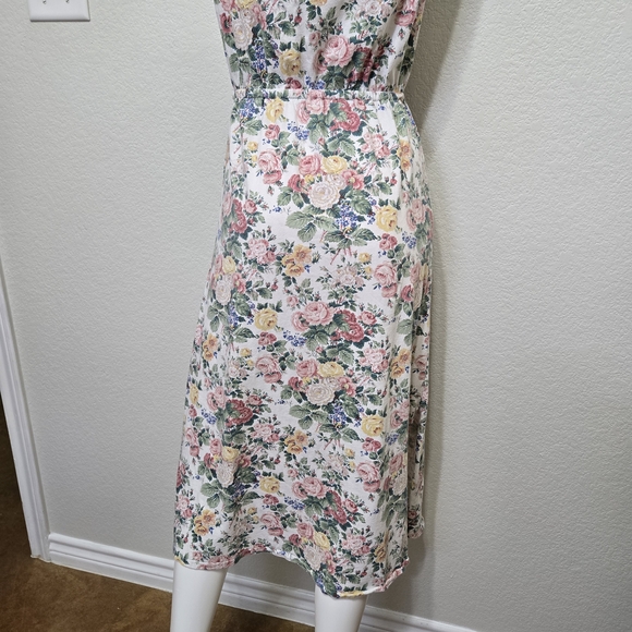 Polo Ralph Lauren Floral Sleeveless Midi Dress Size L - Picture 8 of 12